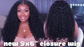 WOW! A GLUELESS 9x6" HD Lace Closure Wig? ft ISEE Hair