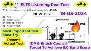 IELTS Listening Practice with Recent Actual IELTS Exam with Answers [Real Exam 49] 18th March 2024