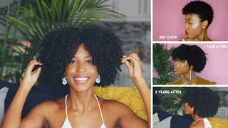 2 Years Post Big Chop Update + Q&A | NO PROTECTIVE STYLING! | Type 4 Hair