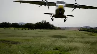 Bush Pilot in Africa goes crazy !!