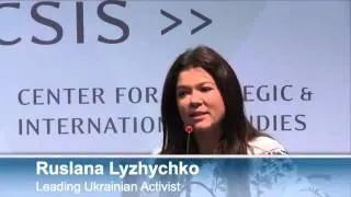 Ruslana - About Energy Independence of Ukraine | CSIS, Washington