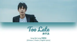 [CHI/PYN/ENG] Song Wei Long 宋威龙《Too Late 来不及》【HunanTV New Year's Eve Concert 2021 湖南卫视跨年演唱会】