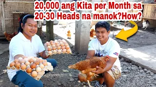 Wow, Grabeh Kumikita ng 20,000 Pesos sa 20-30 Heads na Manokan?