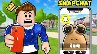 ENCONTRÉ UN POU en ROBLOX SNAPCHAT! - Roblox YoSoyLoki