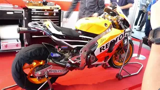 2015 enjoy honda  RC213V engine start