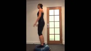 All Care Physio - Balance/Proprioception Exercises - Bosu Jump on and off