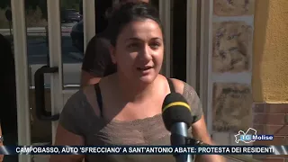 Campobasso, auto 'sfrecciano' a Sant'Antonio Abate: protesta dei residenti