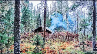 В ТАЙГУ НА НЕДЕЛЮ. Рыбалка на таёжной реке в Сибири. Хариус. Ленок. Изба охотника.