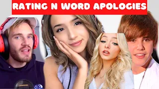 Rating white celebrities N Word apologizes because im black