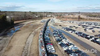 Amtrak Aem7s Davisville RI Drone