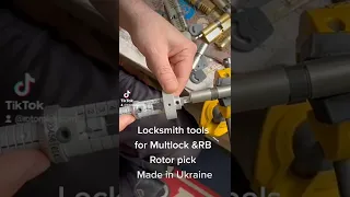 Locksmith tools for Multlock & RB  Rotor pick.