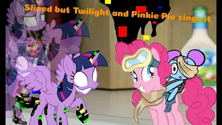 Sliced but Twilight and Pinkie pie sings it