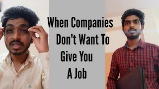 When Companies Dont Want To Give You A Job ll A Funny Interview