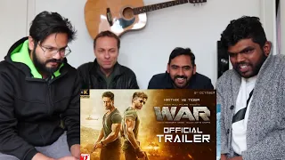 War Trailer Reaction| Hrithik Roshan, Tiger Shroff, Vaani Kapoor | Wunderbar Reactions