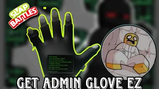 Actually Get "Certified Admin" And "Admin" Glove (GUIDE) Slap Battles Roblox