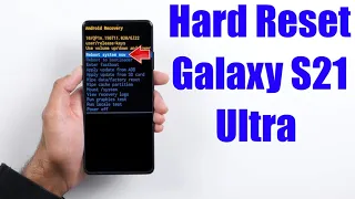 Hard Reset Galaxy S21 Ultra | Factory Reset Remove Pattern/Lock/Password (How to Guide)