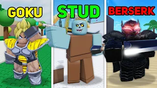 i Used the BEST ARMORS in Combat Warriors.. (Roblox)