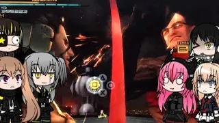 Girls Frontline React to Armstrong VS Jetstream Sam Metal Gear rising Revengance (New characters)