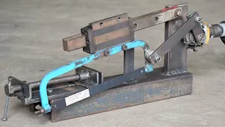 How To Make A Simple Power Hacksaw Machine Using Drill Machine | DIY