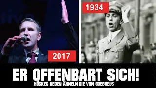 Höcke und Goebbels Reden | Kaum zu unterscheiden  😮