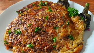 Tortang Talong With Giniling/Eggplant Omelet with Ground Pork|Must Try Budget Friendly-Pinoy Ulam!