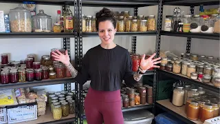 Homestead Pantry Tour | One Year Of Food!