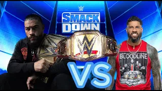 WWE2K23 Roman Reigns VS Jey Uso Undisputed WWE Universal Championship Jey Stole It
