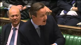 David Cameron quotes THE at Prime Minister's Questions