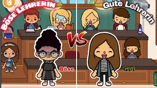 😈 BÖSE LEHRERIN vs GUTE LEHRERIN ❤️| TOCA BOCA STORY DEUTSCH | GESCHICHTE | FRUST vs SPAß |