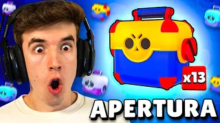 ABRO 13 MEGACAJAS EN UNA CUENTA DESPUES de AÑOS en BRAWL STARS CHINA