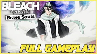 BYAKUYA KUCHIKI SHUKEI HAKUTEIKEN SPECIAL SKILL FULL GAMEPLAY | BLEACH BRAVE SOULS (4K-60FP)