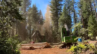 John Deere 2156g and 2656g with a brief appearance of the 648l-ll