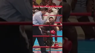 Pretty Boy Floyd Mayweather was Savage.stop crying and fight! Floyd vs Demarcus Corley #shorts