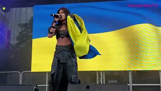 Ruslana - Intro & National Anthem @ Stand With Ukraine in Essen 07.06.2022