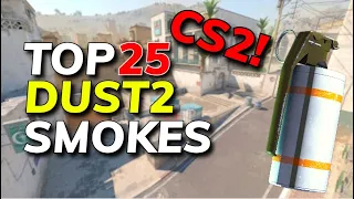 Top 25 Essential Dust2 Smokes CS2 (2023)