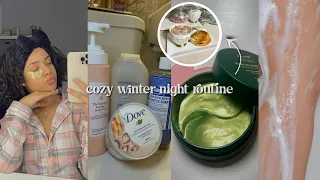 Cozy Winter Night Routine | Winter scents, Shower routine, Nighttime Skincare, Hot Chocolate & more!