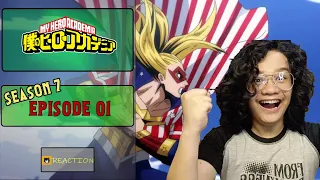 Jayce Reacts - My Hero Academia Season 7 Episode 1 - Star and Stripe is Here!!