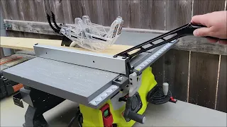 Testing the RYOBI 13 Amp 8-1/4 in. Compact Portable Corded Jobsite Table Saw