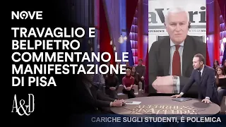 Travaglio e Belpietro commentano la Manifestazione di Pisa | Accordi e Disaccordi