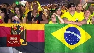 Brazil in shock after World Cup humiliation against Germany - BBC News