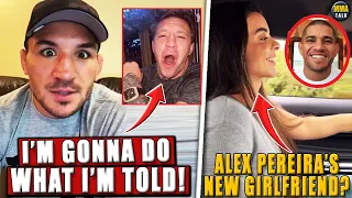 Michael Chandler's FIRST REACTION after Conor McGregor fight announcement! Pereira's new girlfriend?