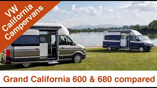 Volkswagen Grand California | VW Grand California 600 and 680 comparison