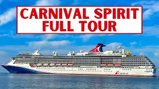 Carnival Spirit Full Ship Tour Deck by Deck (2023)
