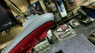 Merit 1:350 Scale USS Enterprise CV-6 Model Kit Build PT 2