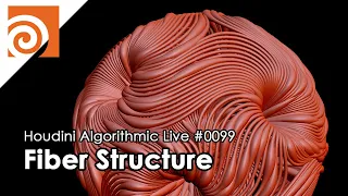 Houdini Algorithmic Live #099 - Fiber Structure