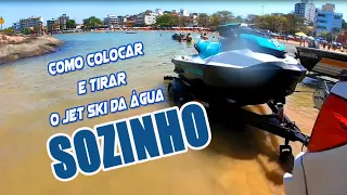 Como colocar e tirar o Jet Ski da água SOZINHO