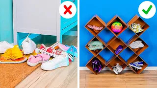 DIY Cardboard Furniture And Home Organizing Ideas