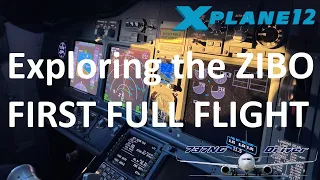 Exploring the AMAZING ZIBO 737 | FIRST FULL FLIGHT | Real 737 Pilot