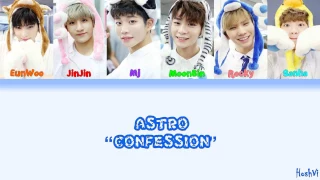 ASTRO - Confession (ColorCoded Han/Rom/Eng Lyrics) l By : HoshVi