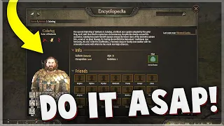 DO THIS Right Away in Bannerlord ! (Quick Guide)